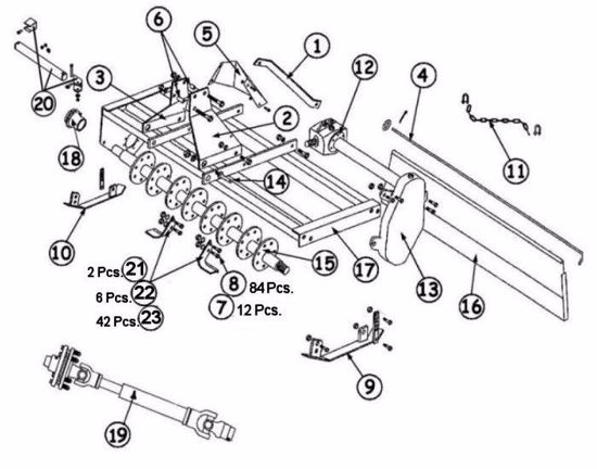 Picture of TG-60  Parts Diagram