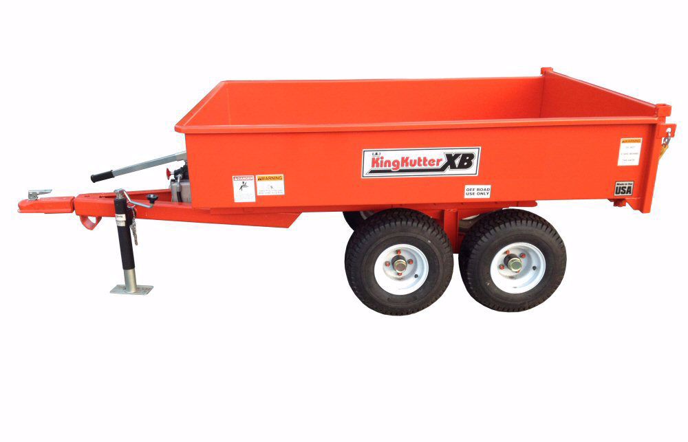 King Kutter. 1.5 TON DUMP TRAILER W PUMP