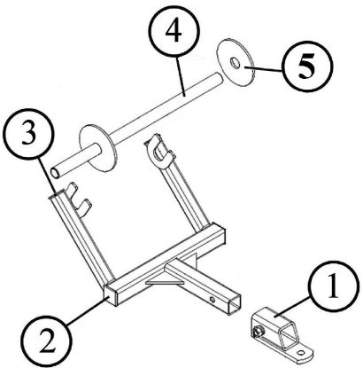 Picture of Wire Unroller  Parts Diagram