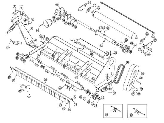 Picture of Flail Mower Parts Diagram